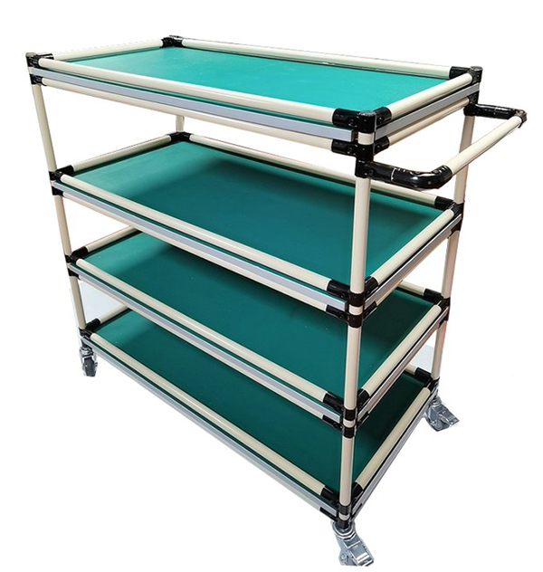 精益管線棒周轉車腳輪的介紹及其安裝方法