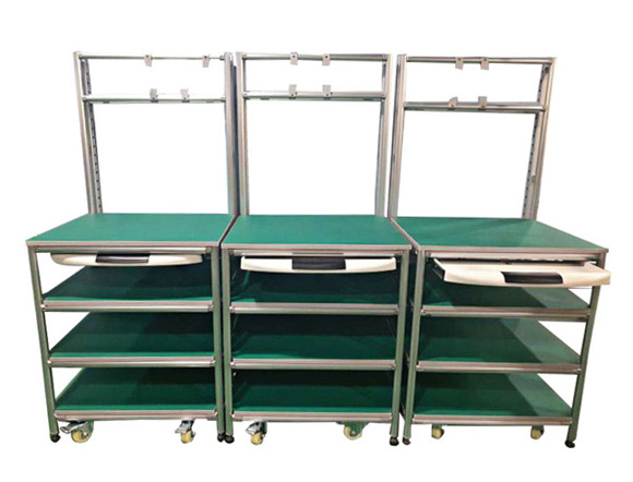 線棒和線棒接頭是精益工作臺中最主要的組成部分